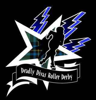 Deadly Divas Roller Derby logo